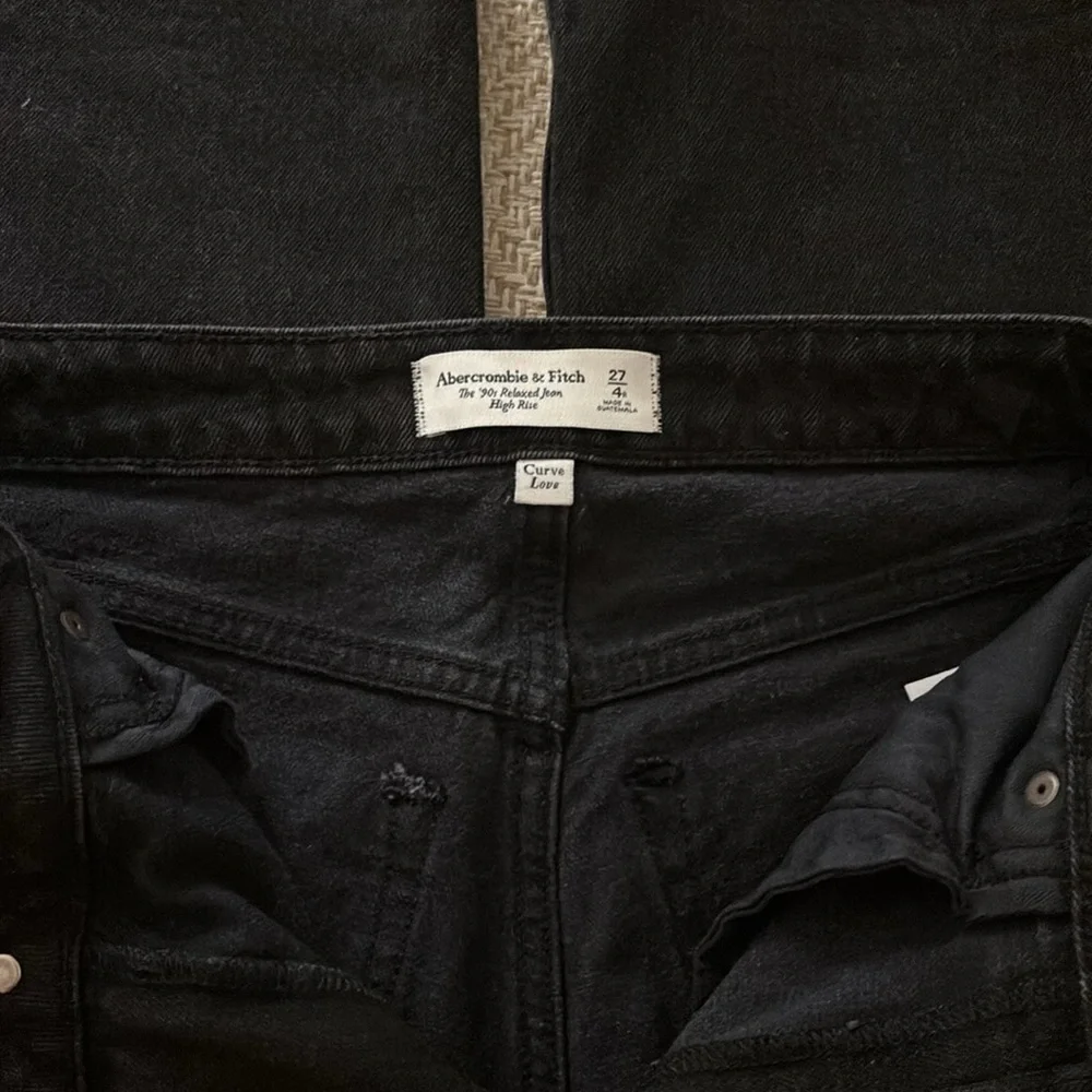 Abercrombie & Fitch Black Denim Jeans - Picture 2 of 3